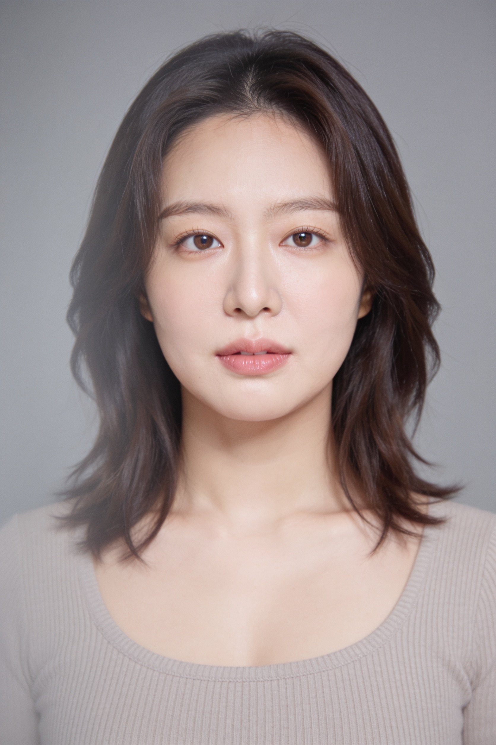 잔잔한 웨이브 초상