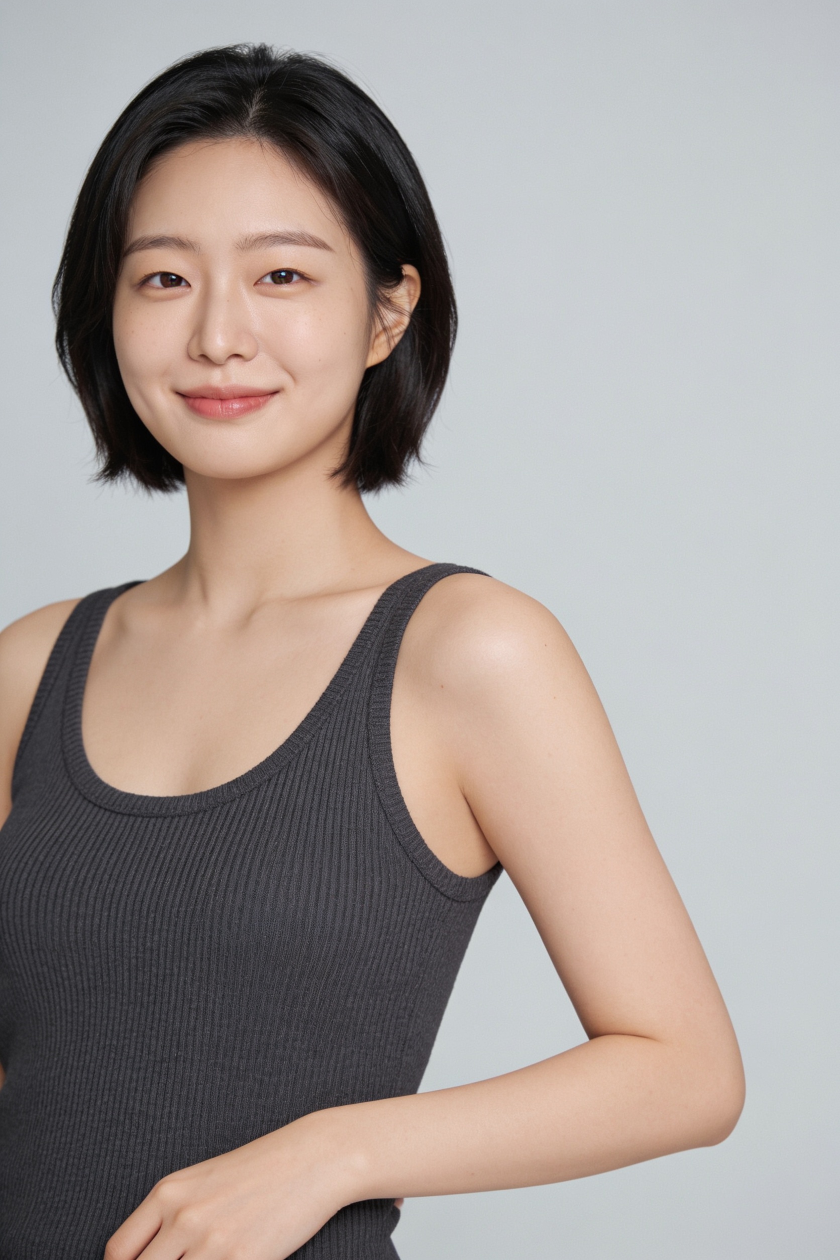 차콜 탱크 반신
