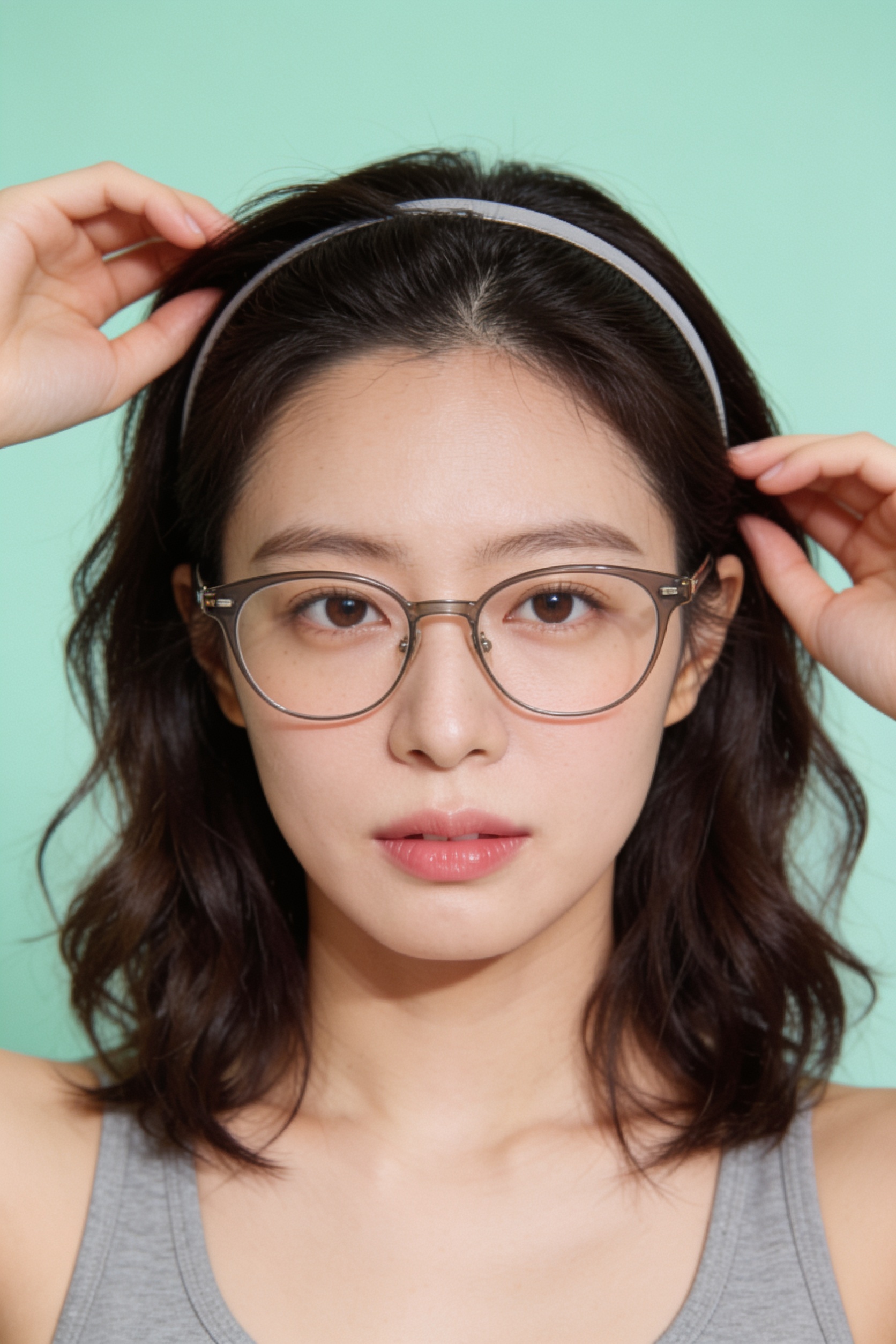 그린 레트로 안경