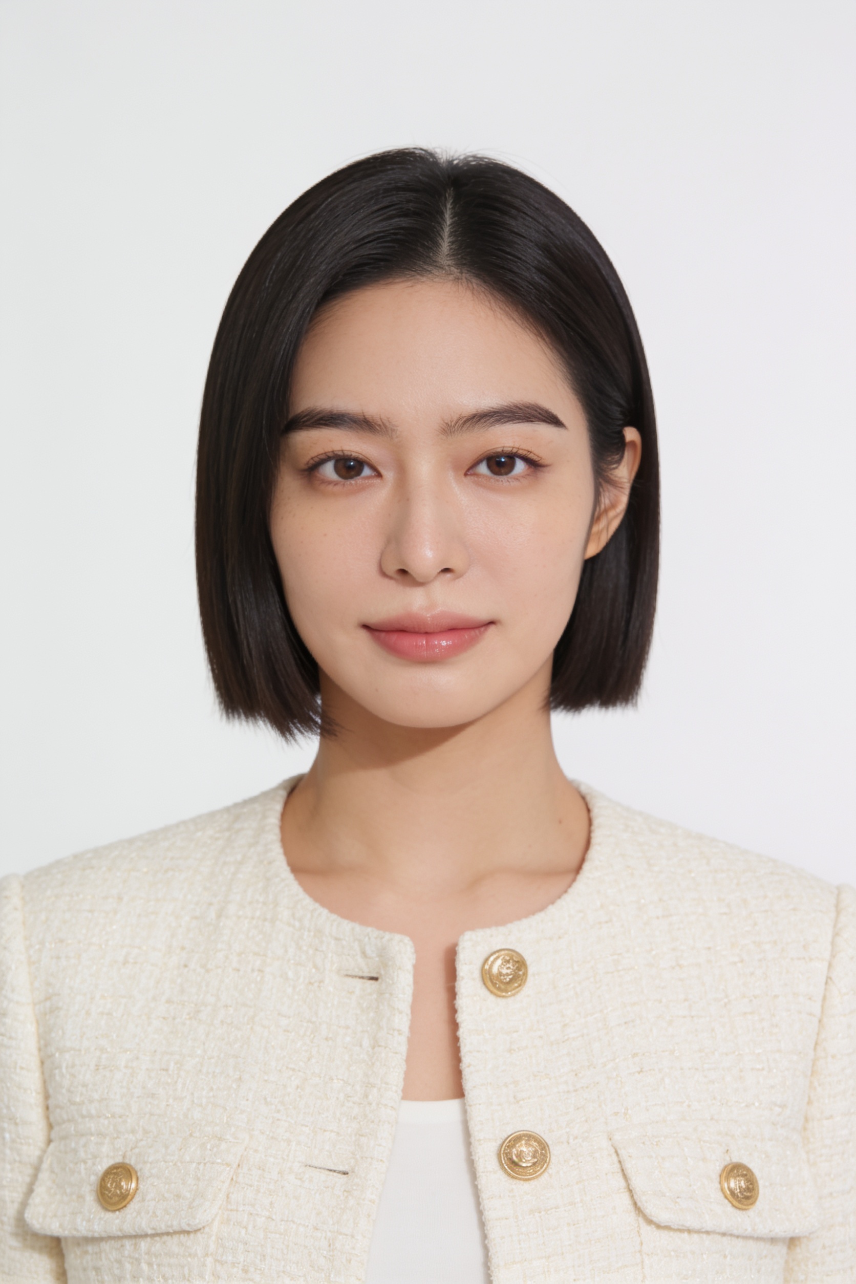 단발 보브 증명